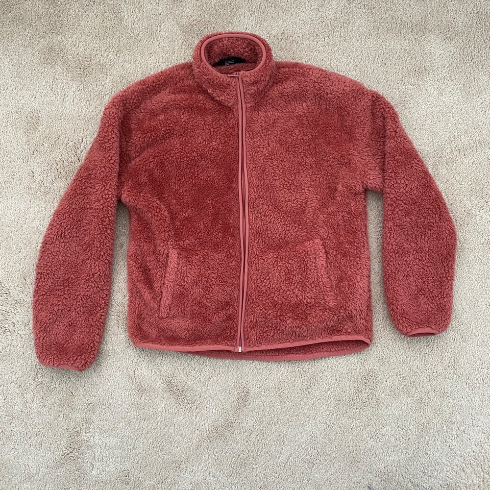 Fluffy Zip up Jacket